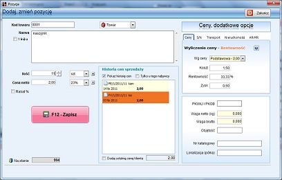 Program do faktur free
