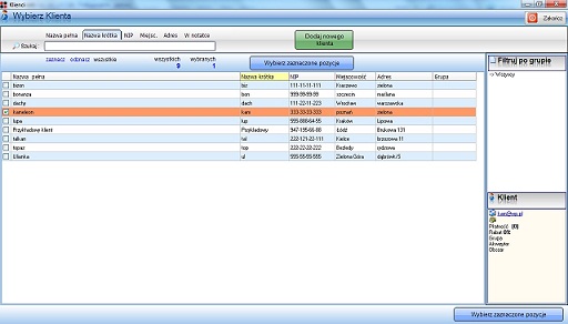 Program do faktur