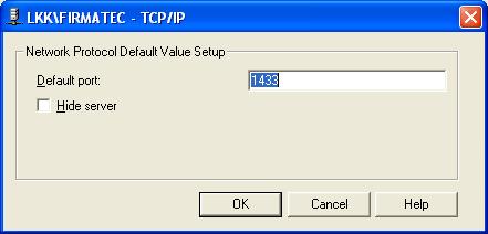 Instalatalacja serwera SQL - port