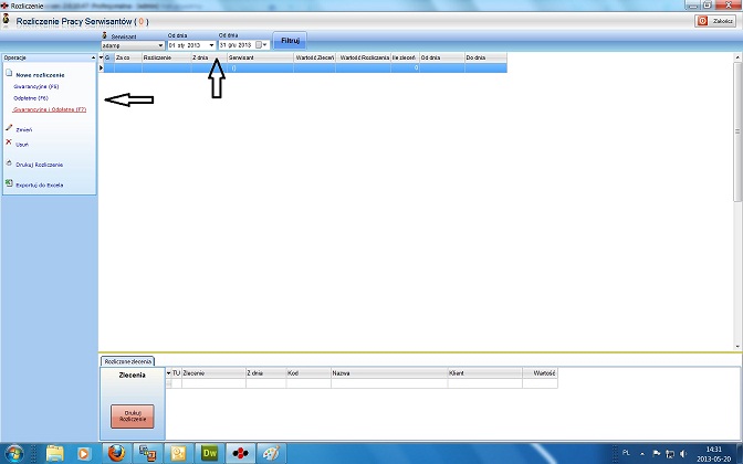 Program do serwisu